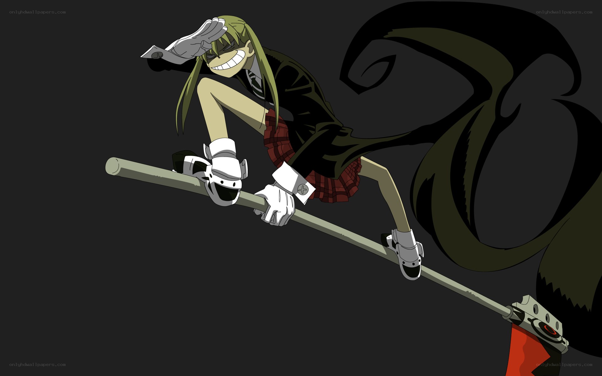 anime character on a pole
