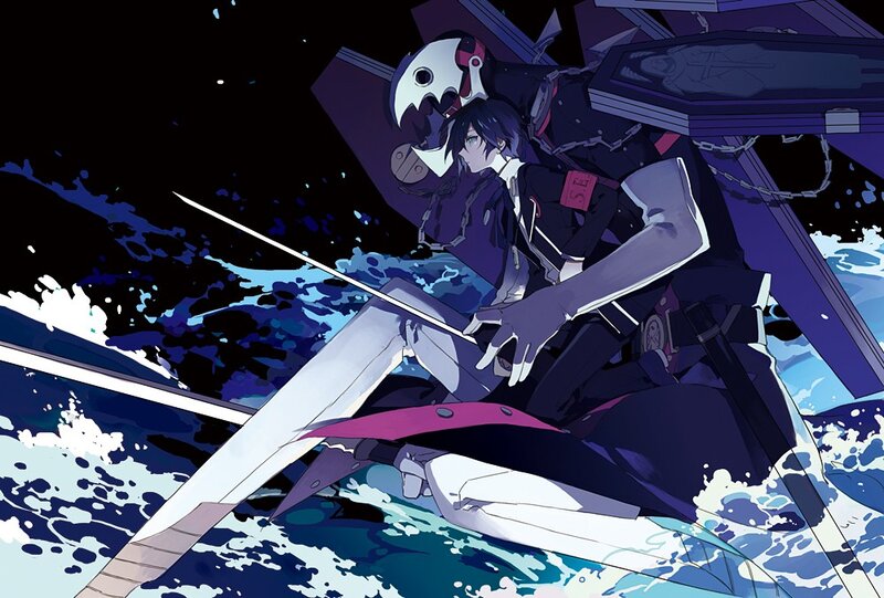 anime character on a ship