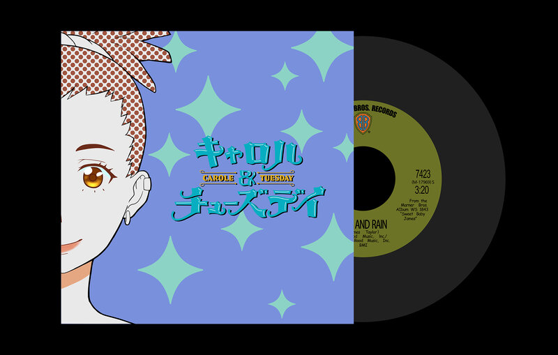 Anime Character on Album Cover
