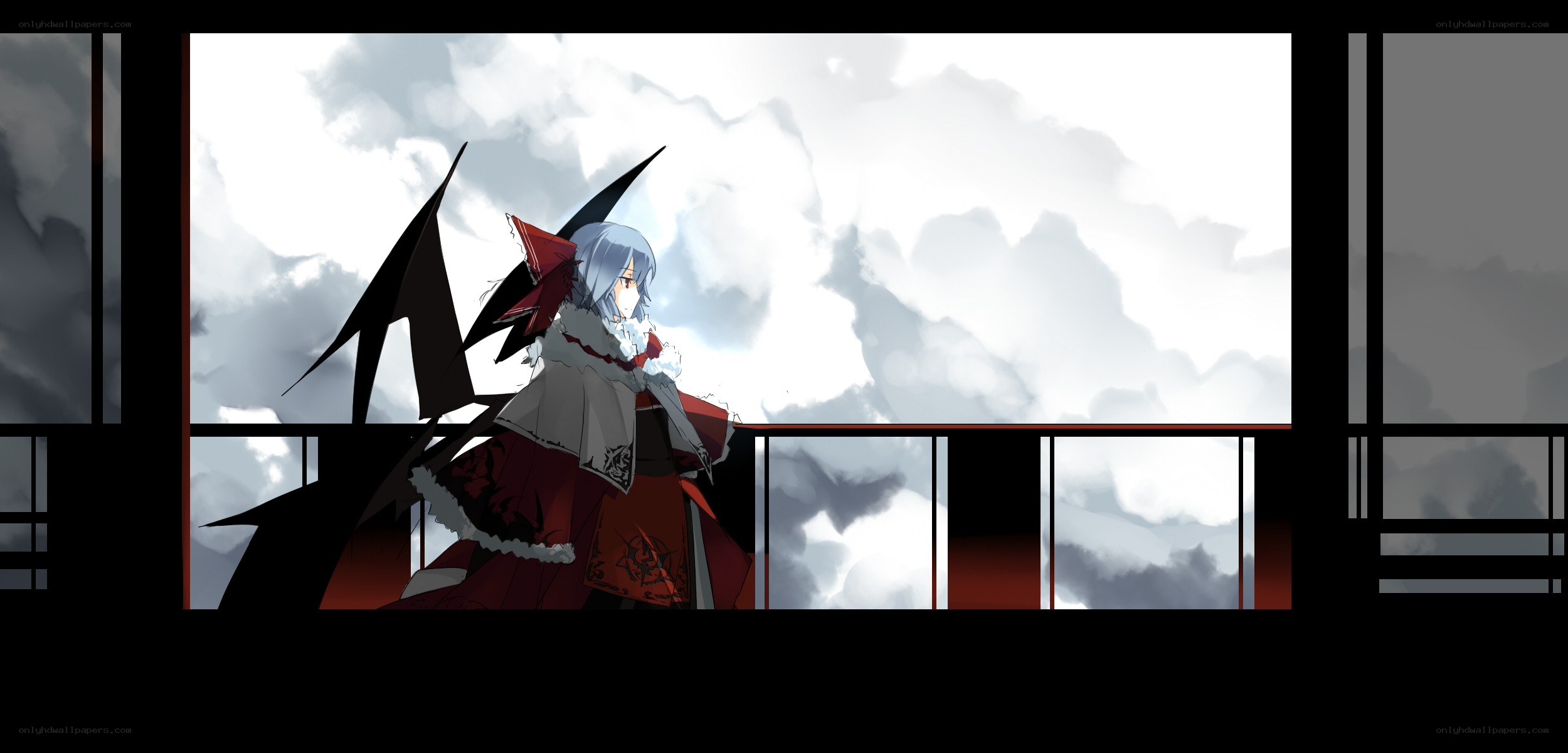 anime character on balcony