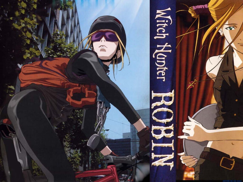 Anime Character on Bicycle — Blue