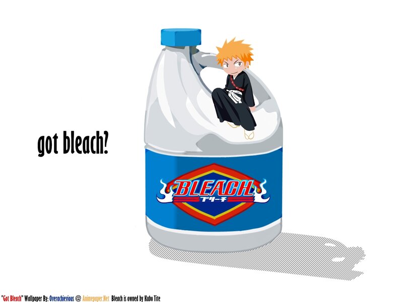 Anime Character on Bleach Bottle