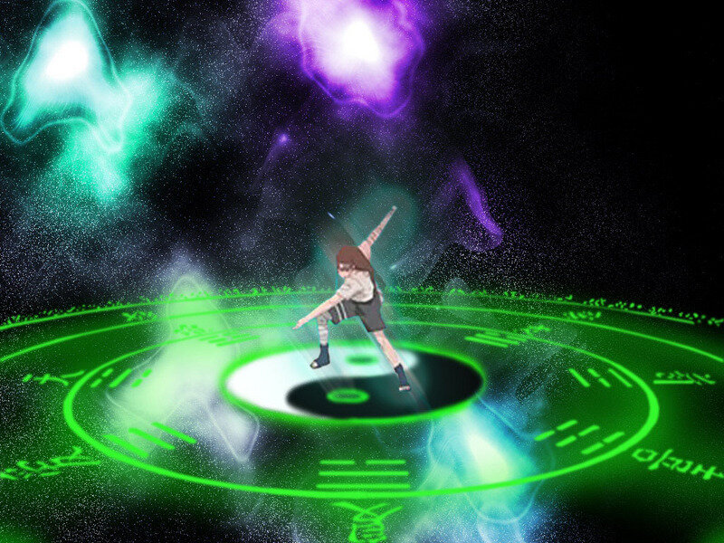 Anime Character on Circle