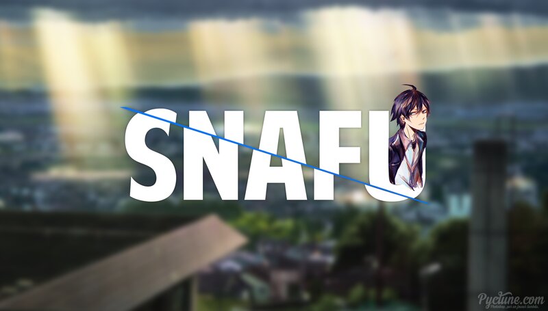 Anime Character on Cityscape