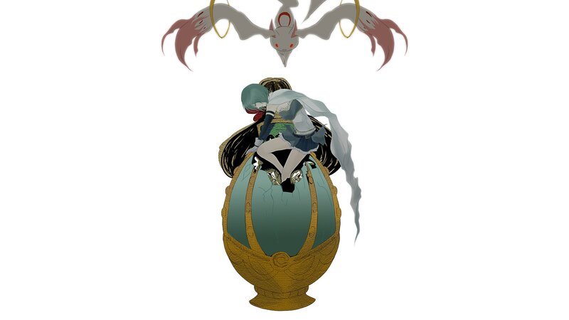 Anime Character on Egg