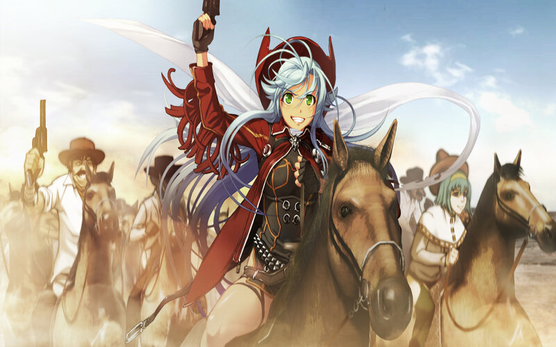 Anime Character on Horse