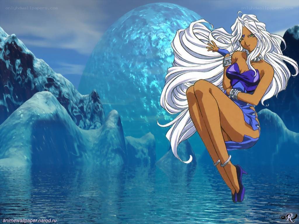 anime character on ice planet