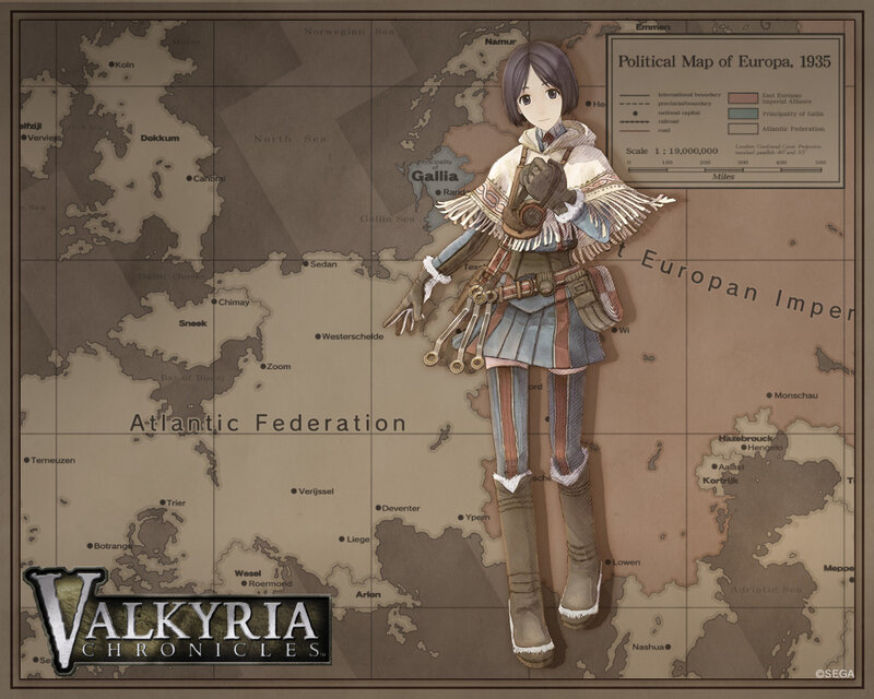 Anime Character on Map — Brown