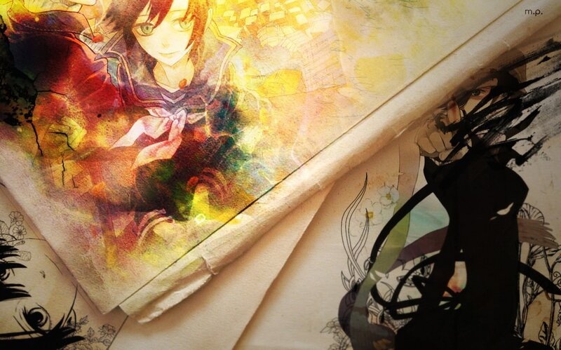 Anime Character on Paper