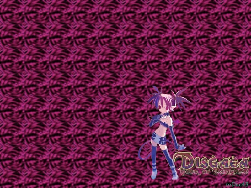Anime character on patterned background