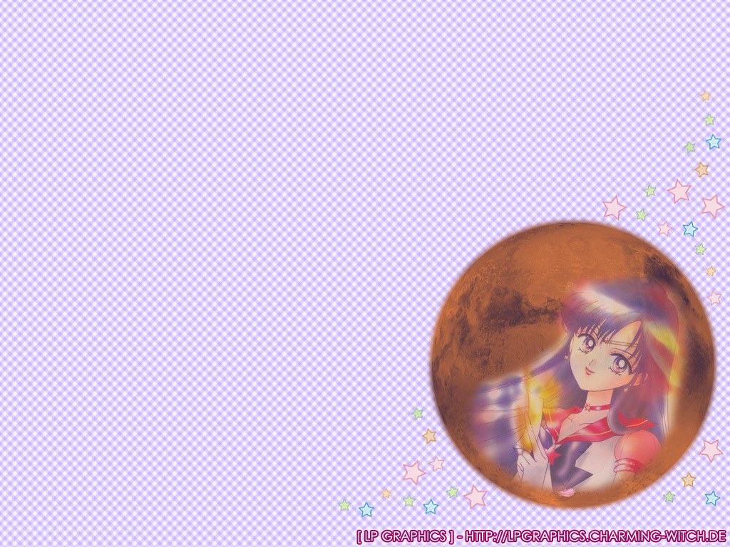anime character on planet wallpaper