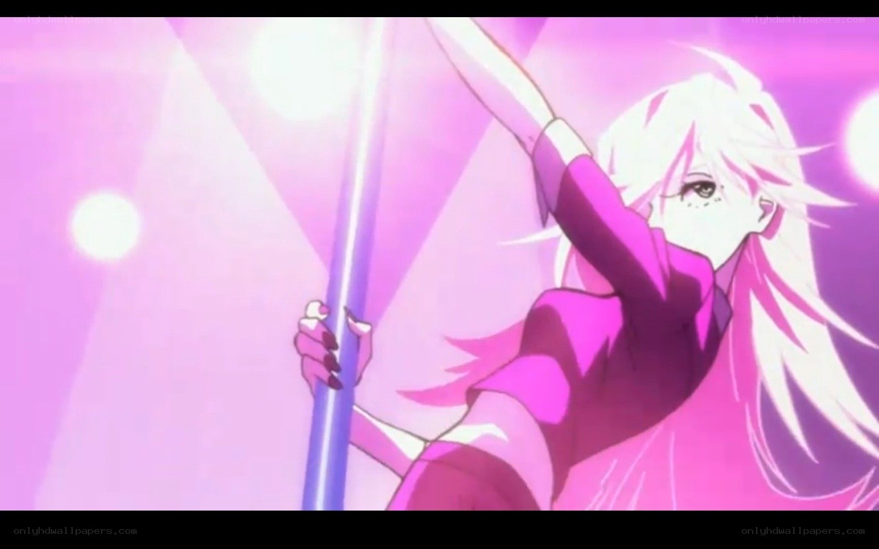 anime character on pole