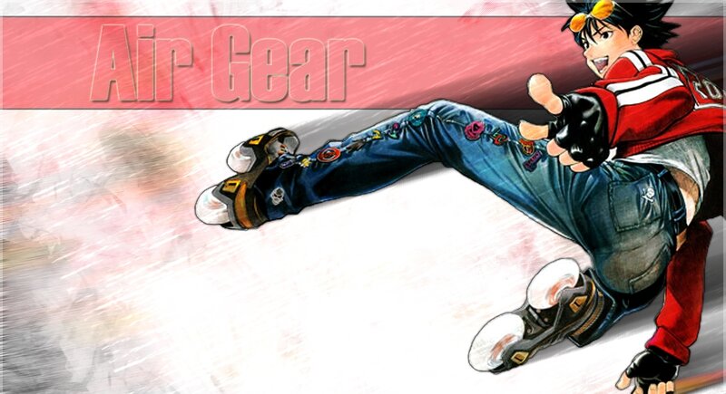 Anime Character on Roller Skates — Red