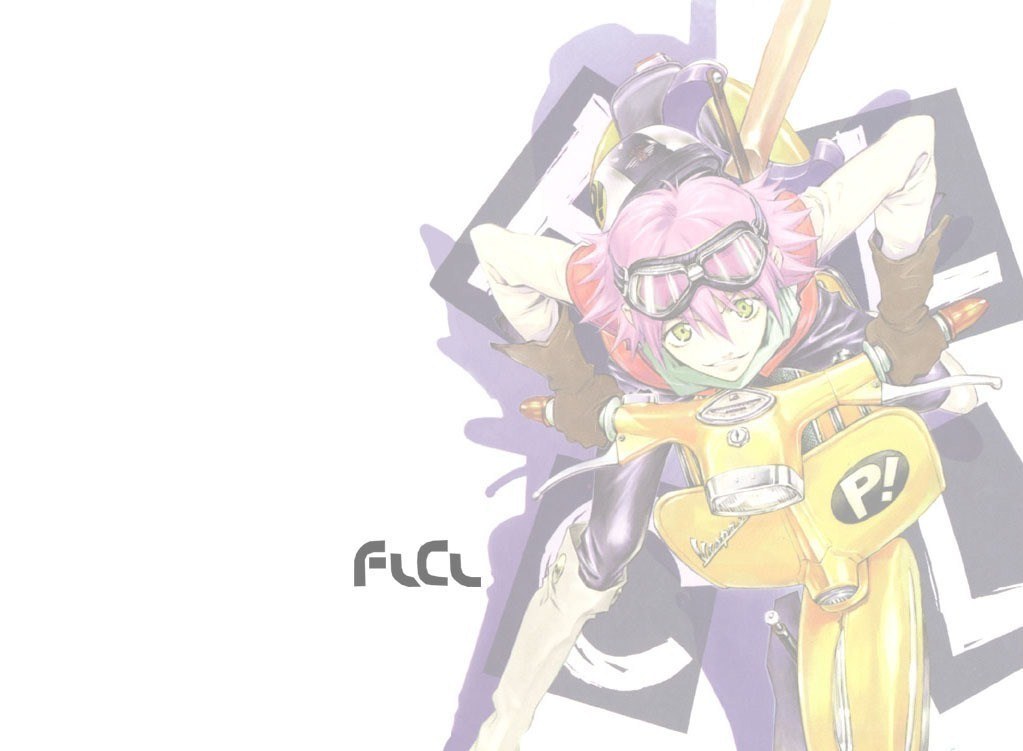anime character on scooter