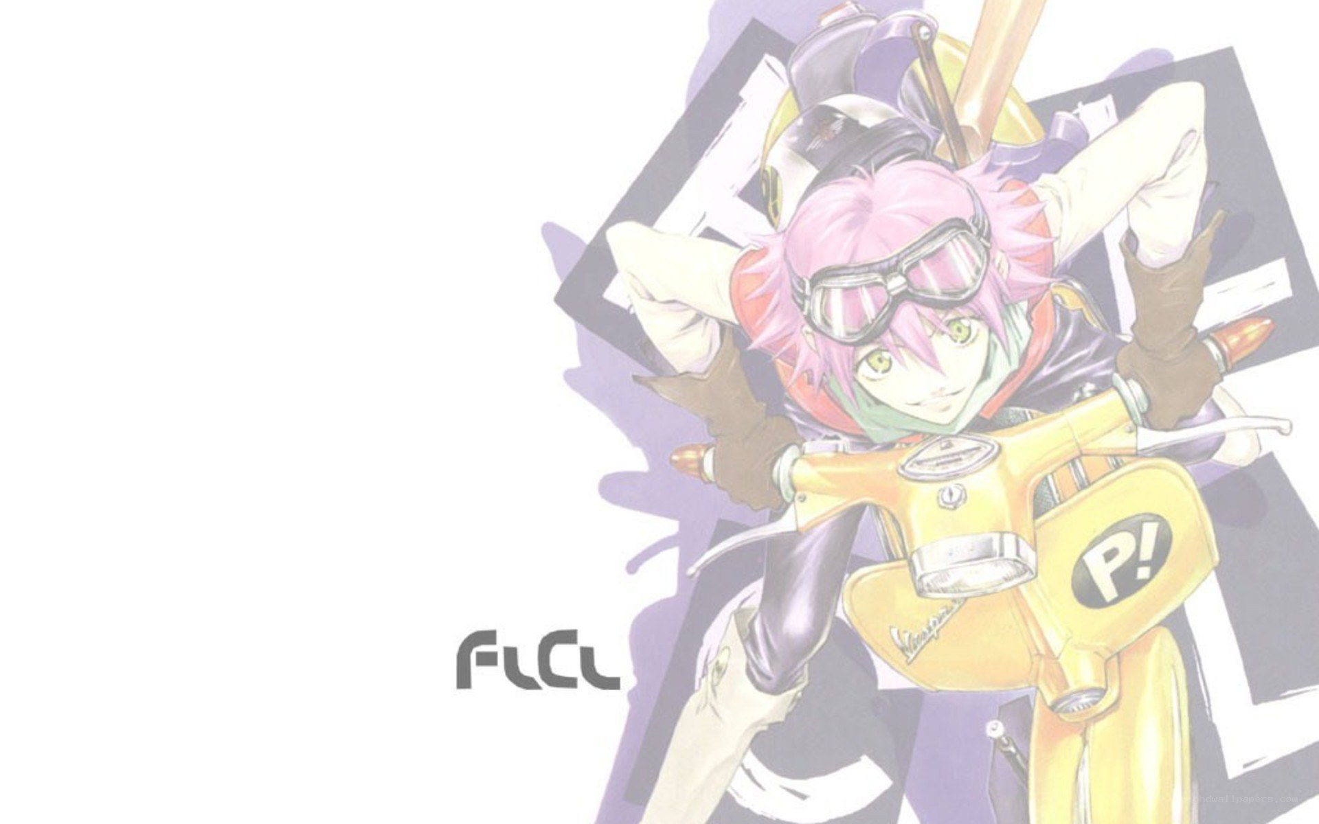 anime character on scooter