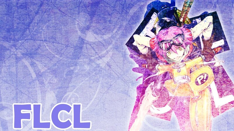 Anime Character on Scooter — Purple