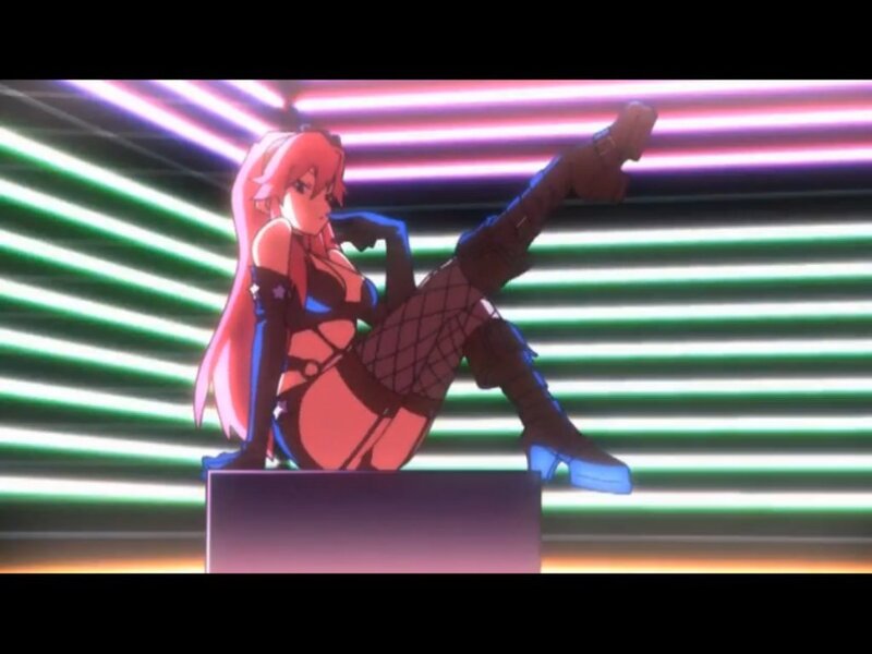 anime character on stage