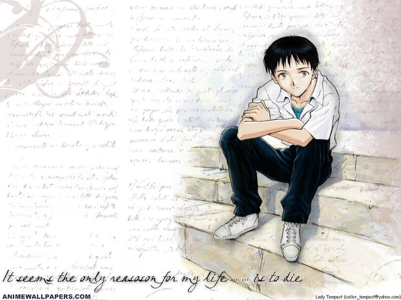 anime character on steps