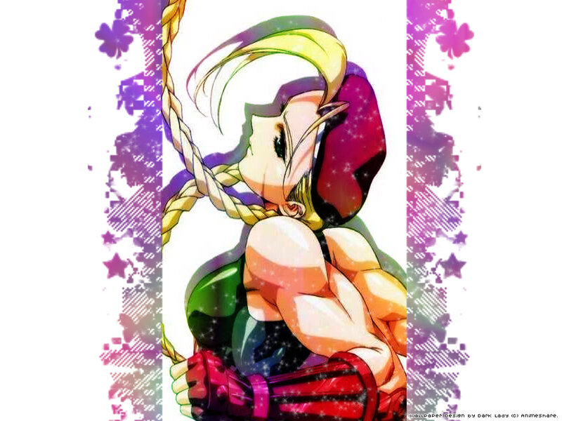 Anime Character on Swing — Purple