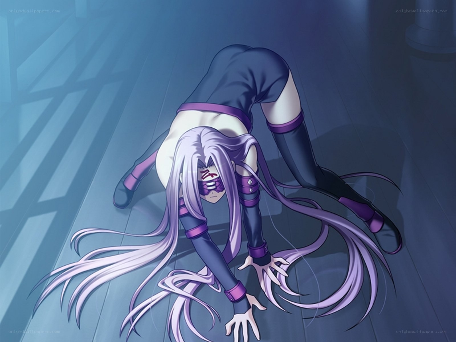 anime character on the floor