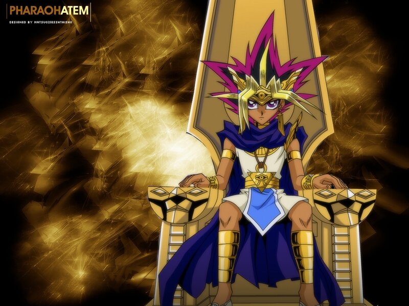 Anime Character on Throne — Gold