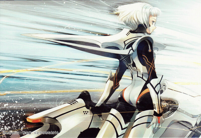 Anime Character on Vehicle
