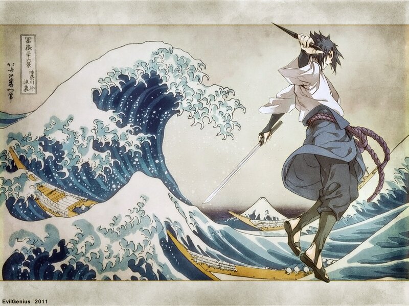 Anime Character on Wave