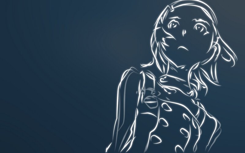 anime character outline