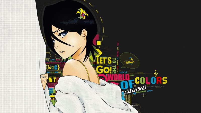 Anime Character Peeking — Black, Dramatic