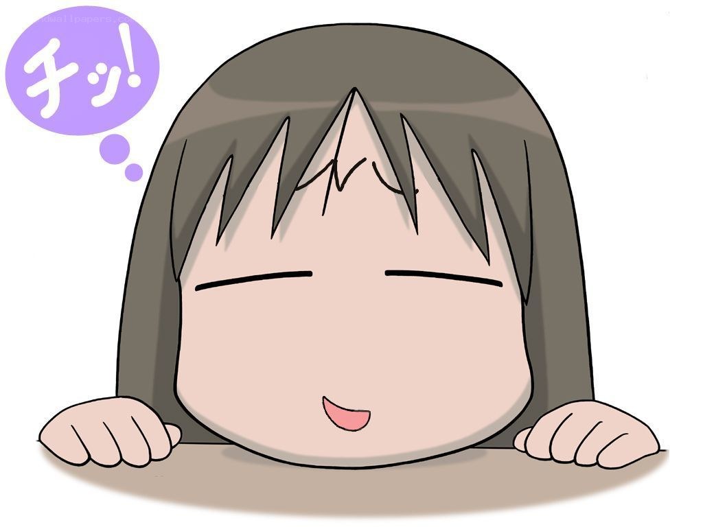anime character peeking out