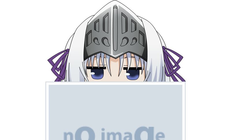 Anime Character Peeking — White, Playful