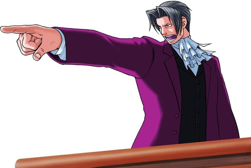 anime character pointing angrily