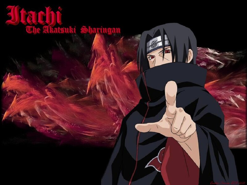 Anime Character Pointing — Black, Dramatic, Cloak