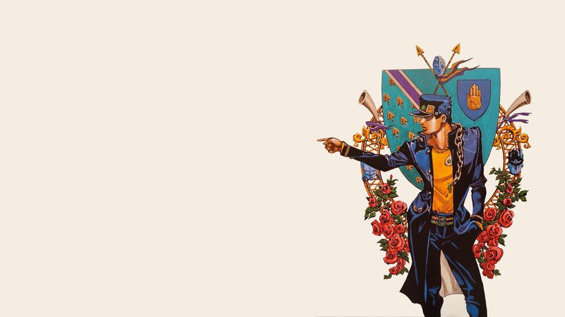 Anime Character Pointing — Blue, Dramatic, Manga