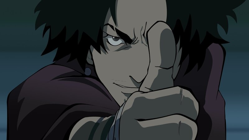 Anime Character Pointing — Gray