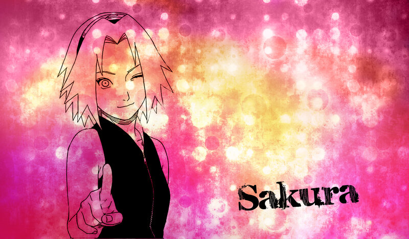 Anime Character Pointing — Pink
