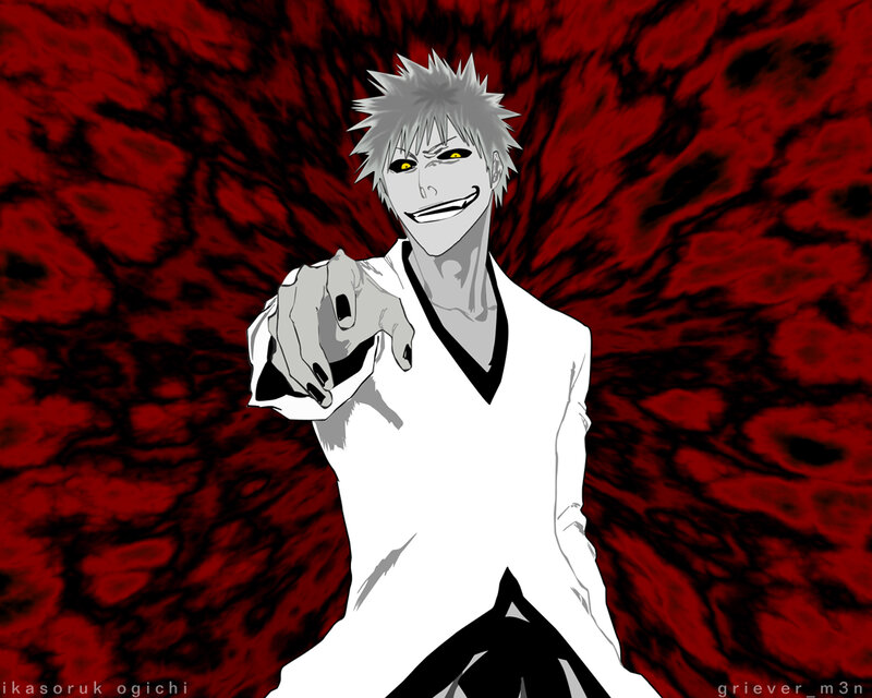 Anime Character Pointing — Red, Dramatic, Manga, Spiky Hair