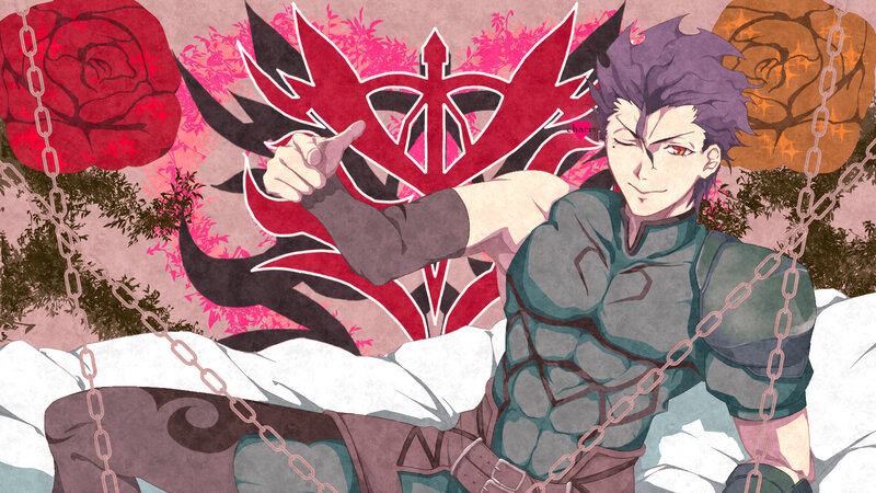 Anime Character Pointing — Red, Dramatic