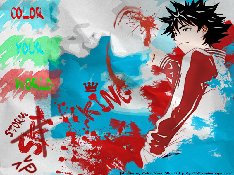 Anime Character Pointing — Red