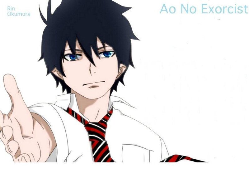 Anime Character Pointing — White