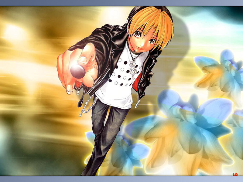 Anime Character Pointing — Yellow, Dramatic