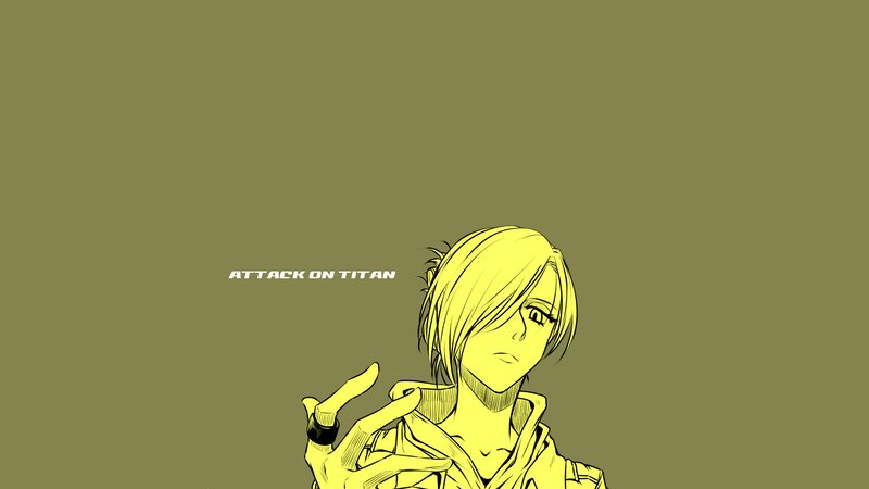 Anime Character Pointing — Yellow, Serious