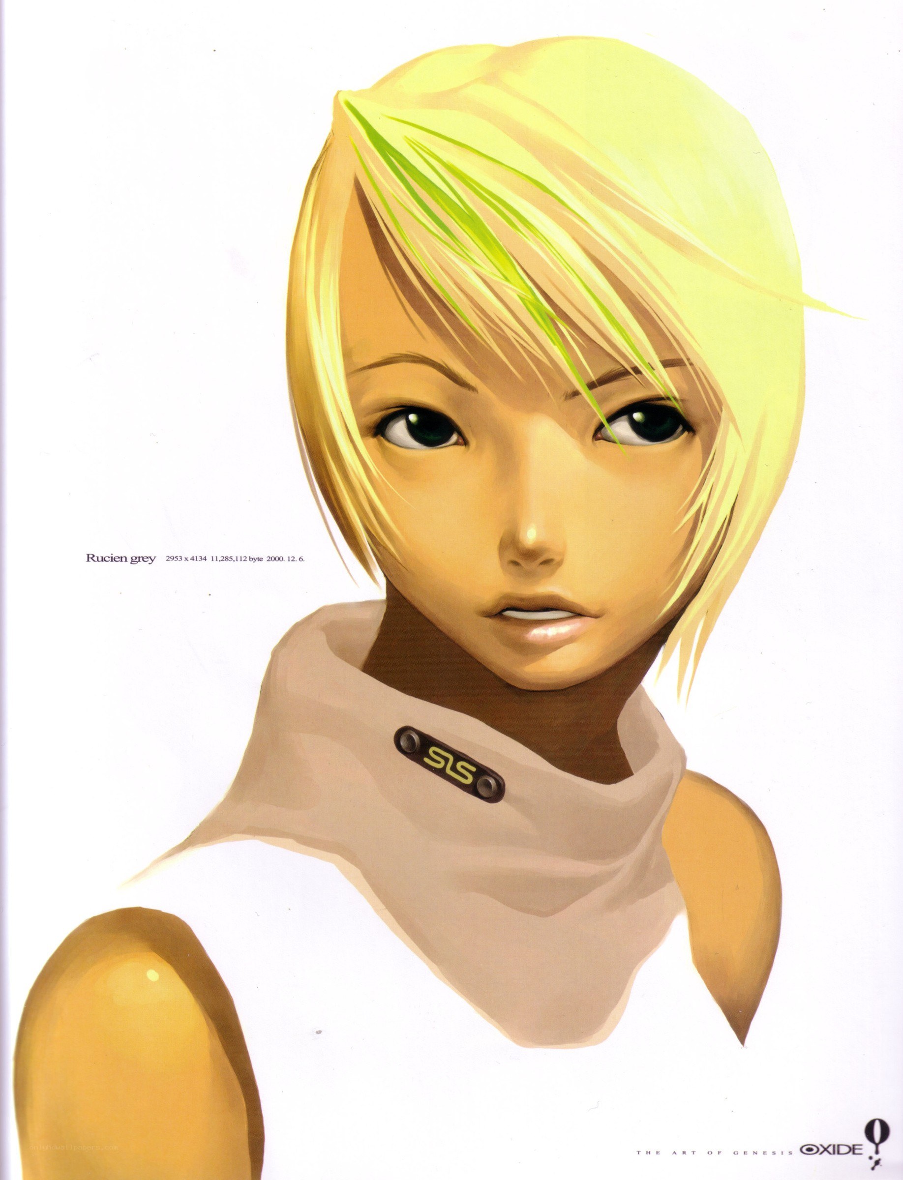 Anime character portrait