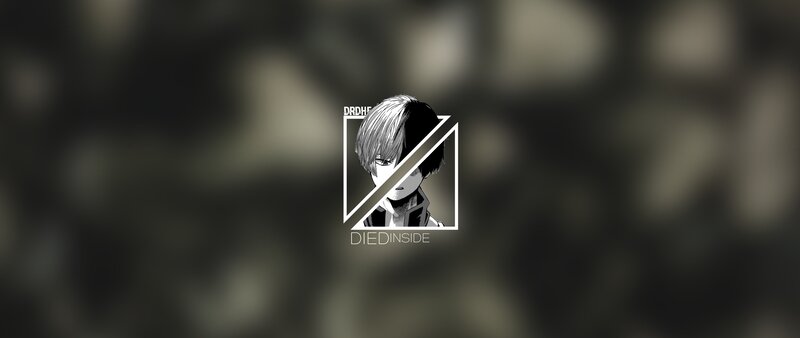Anime Character Portrait — Black, Dramatic, Manga, Text, Logo