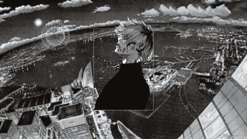 Anime Character Portrait — Black, Dramatic, Night, Manga