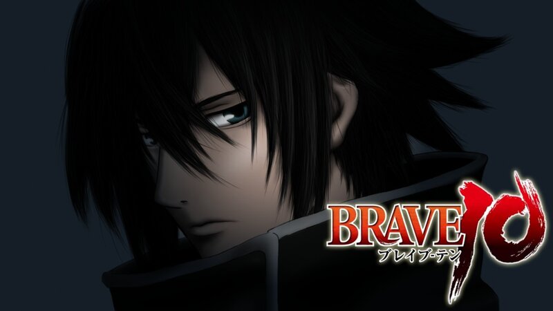 Anime Character Portrait — Black, Dramatic, Night, Text Logo