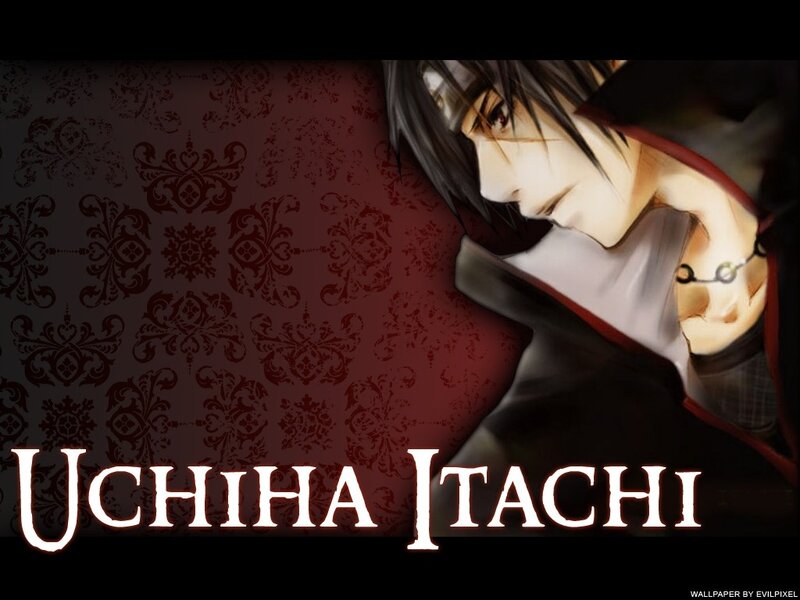 Anime Character Portrait — Black, Dramatic, Text