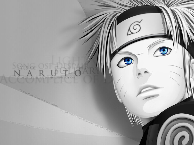 Anime Character Portrait — Black, Dramatic