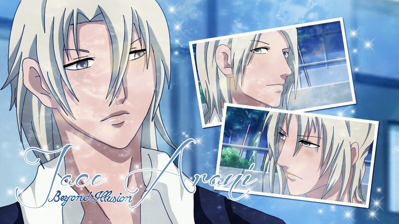 Anime Character Portrait — Blue, Dreamy, Photographs