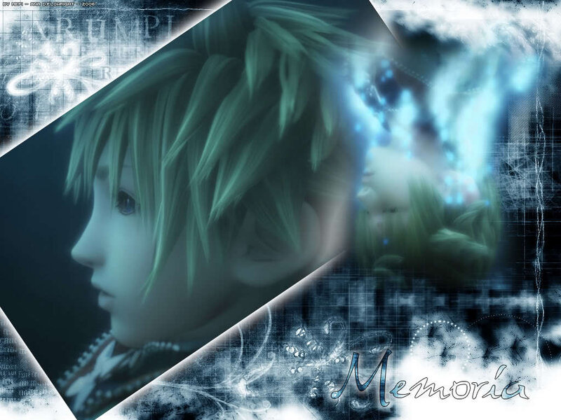 Anime Character Portrait — Blue, Dreamy